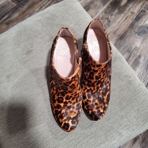 Vince Camuto Leopard Print Ankle Booties